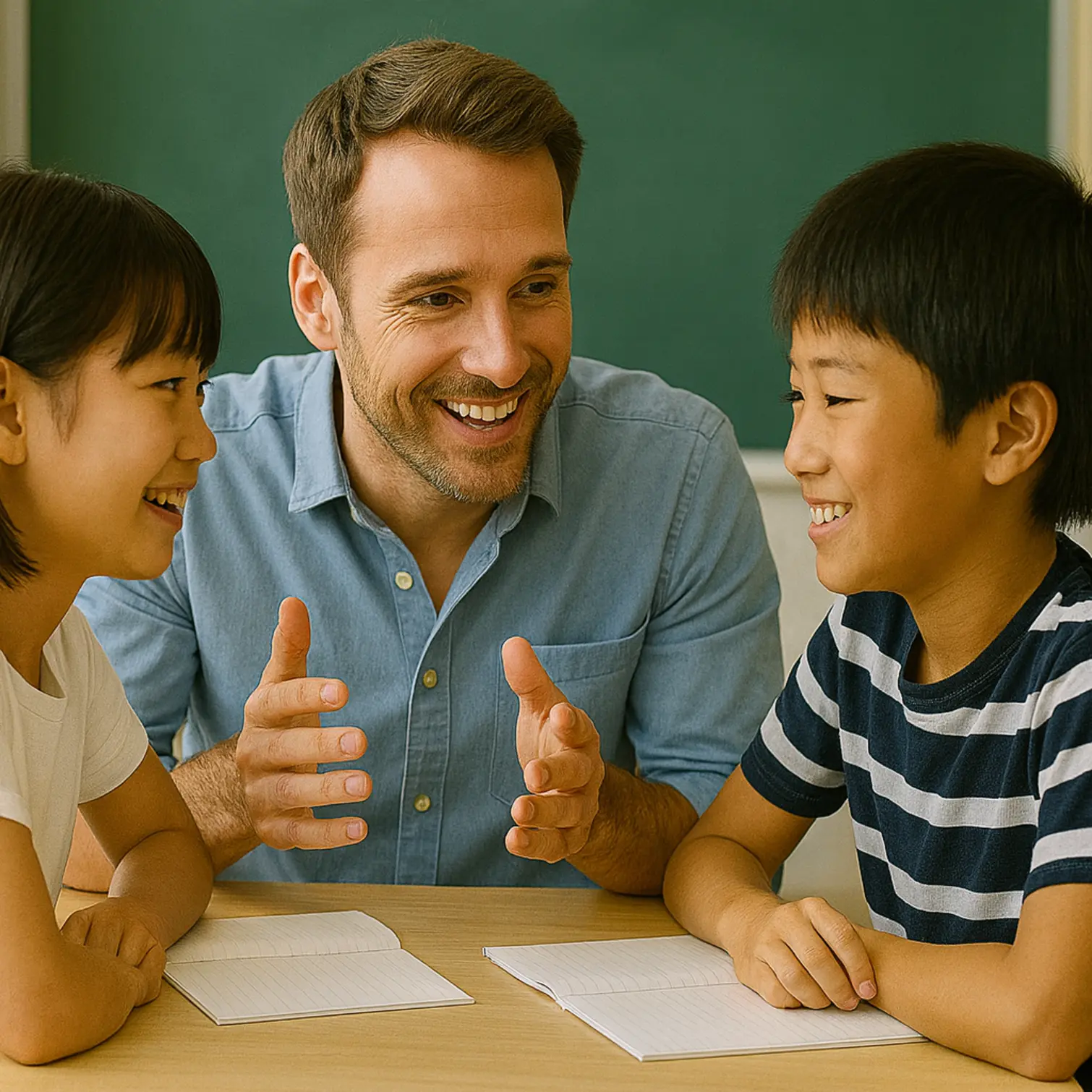 小学6年生クラスの英語レッスン風景