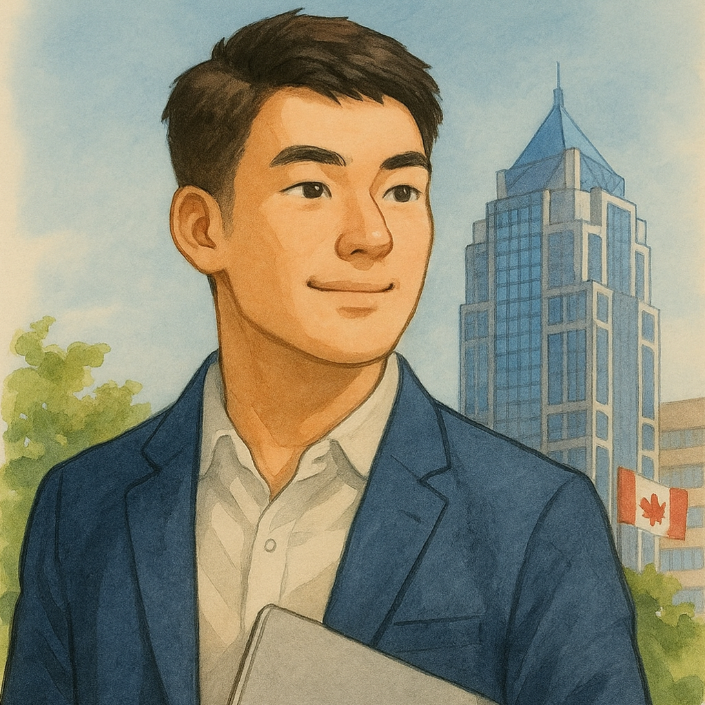 英会話生徒は夢を叶ったイメージ。