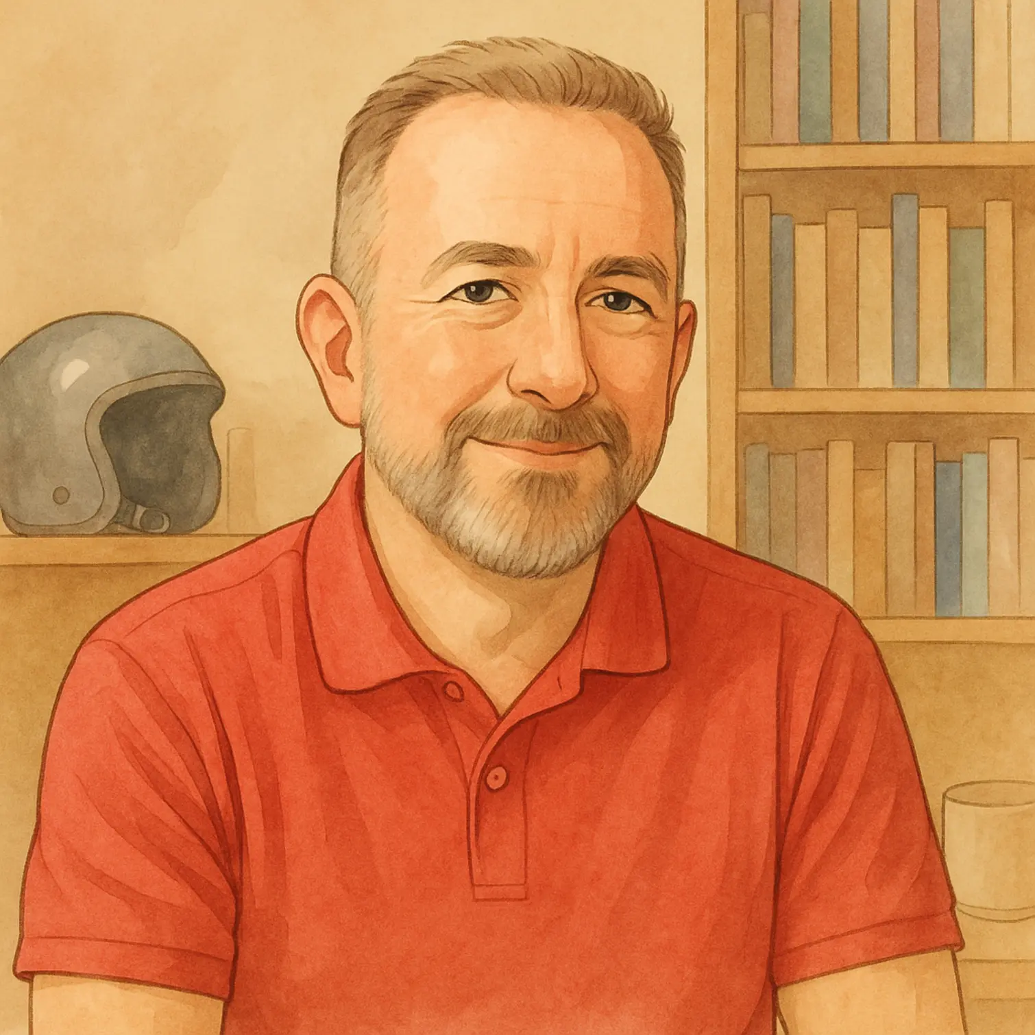 京都伏見区ファミリー英会話のネイティブ先生先生とコズモズジャパンの会長のワイエト ベリー