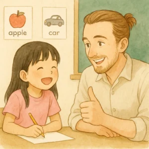 伏見区の先生は人見知り子と楽しんでます